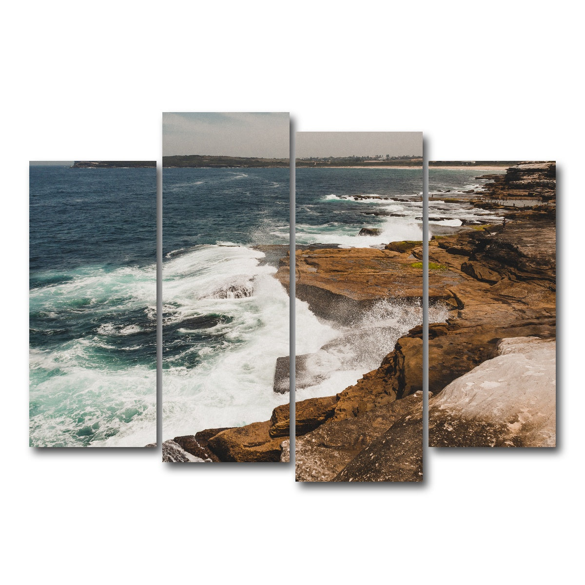 AUTO-MOCKUP WHITE | Ocean Spray | 4 Piece | Gallery Wrap Canvas | group=4_normal