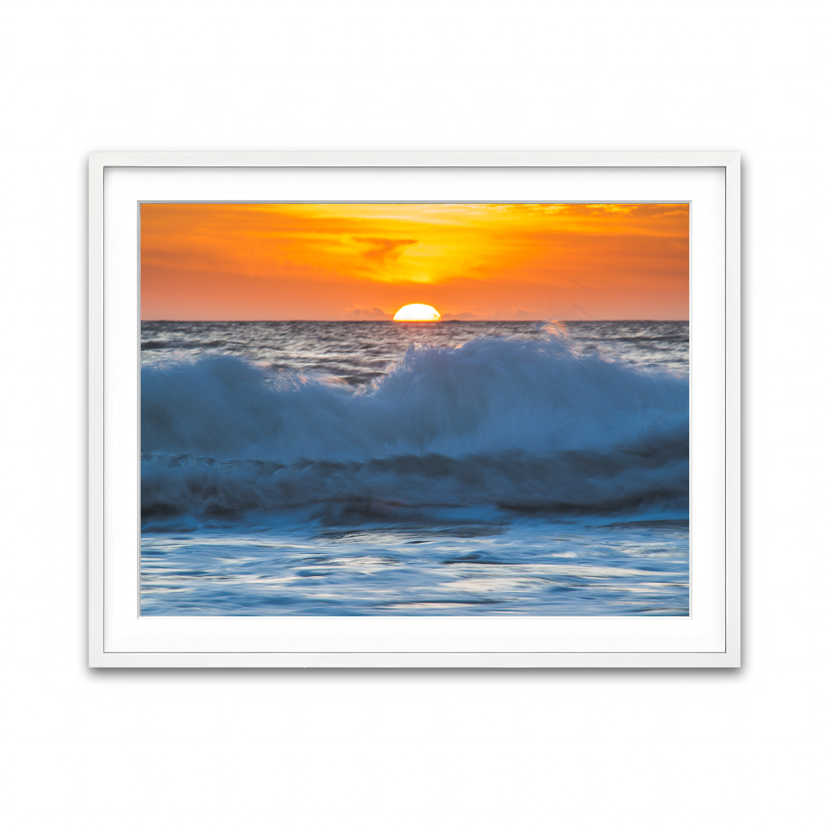 Framed Print 4x3 White
