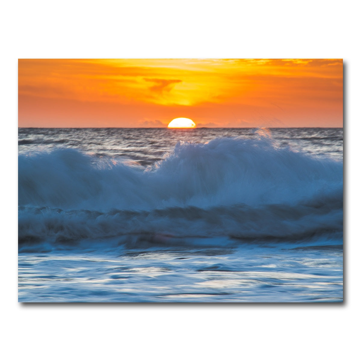 AUTO-MOCKUP WHITE | Ocean Sunrise | 1 Piece | Gallery Wrap Canvas | group=4x3