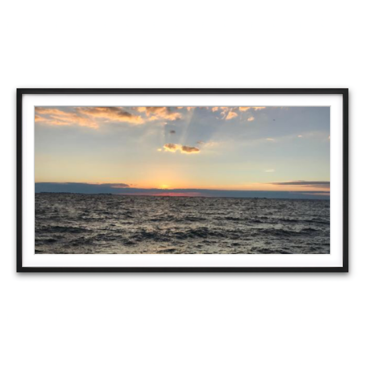 Framed Print 2x1 Black