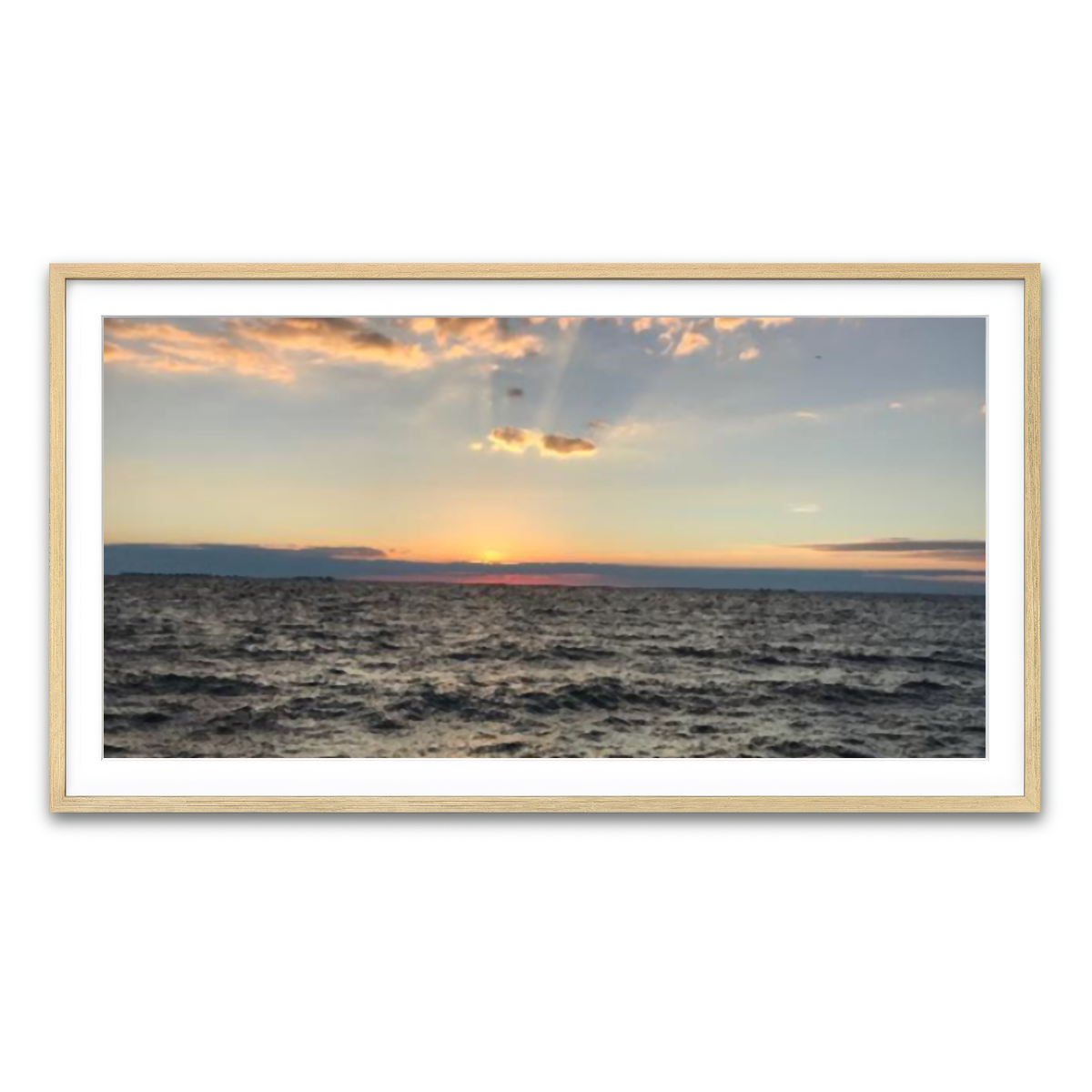 Framed Print 2x1 Natural