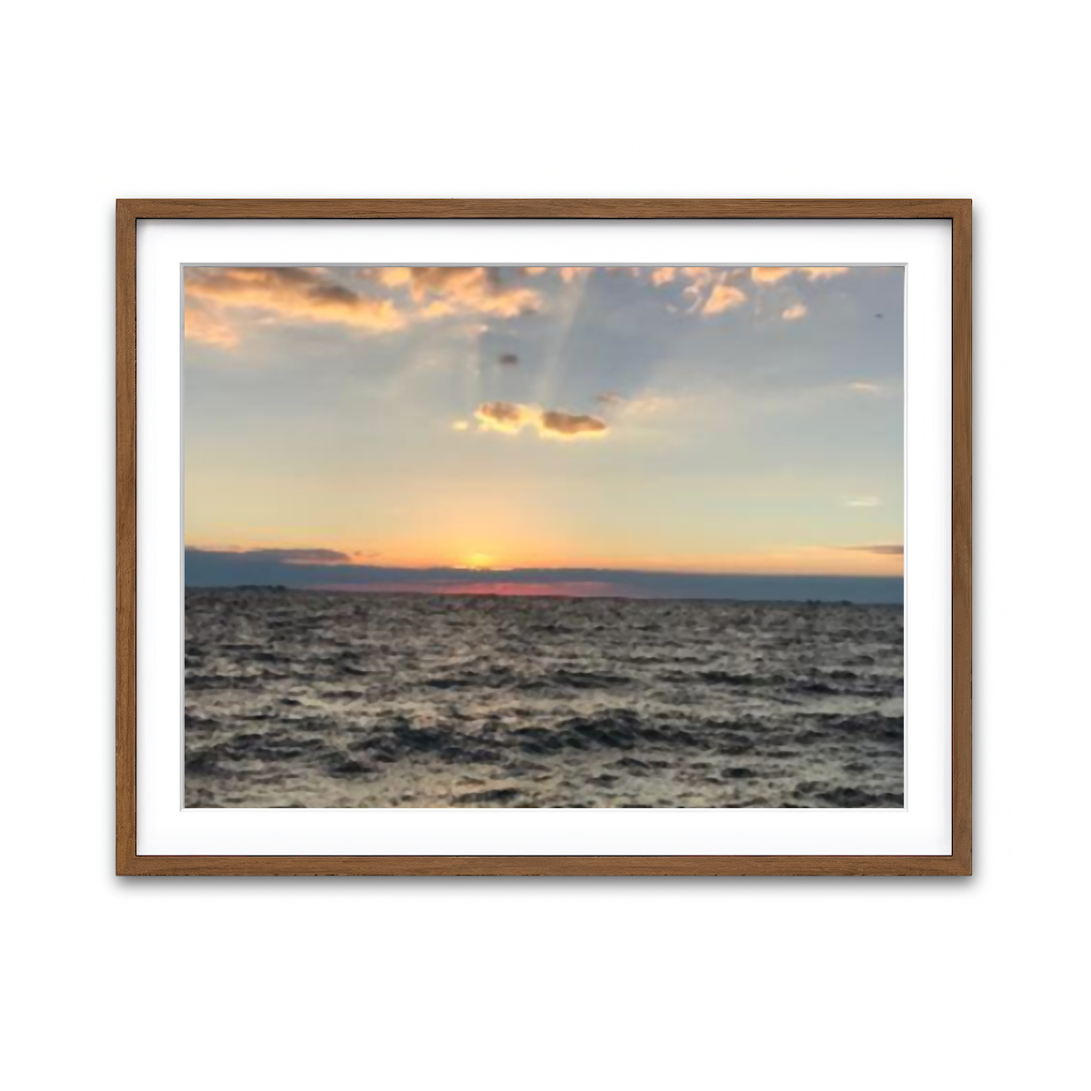 Framed Print 4x3 Walnut