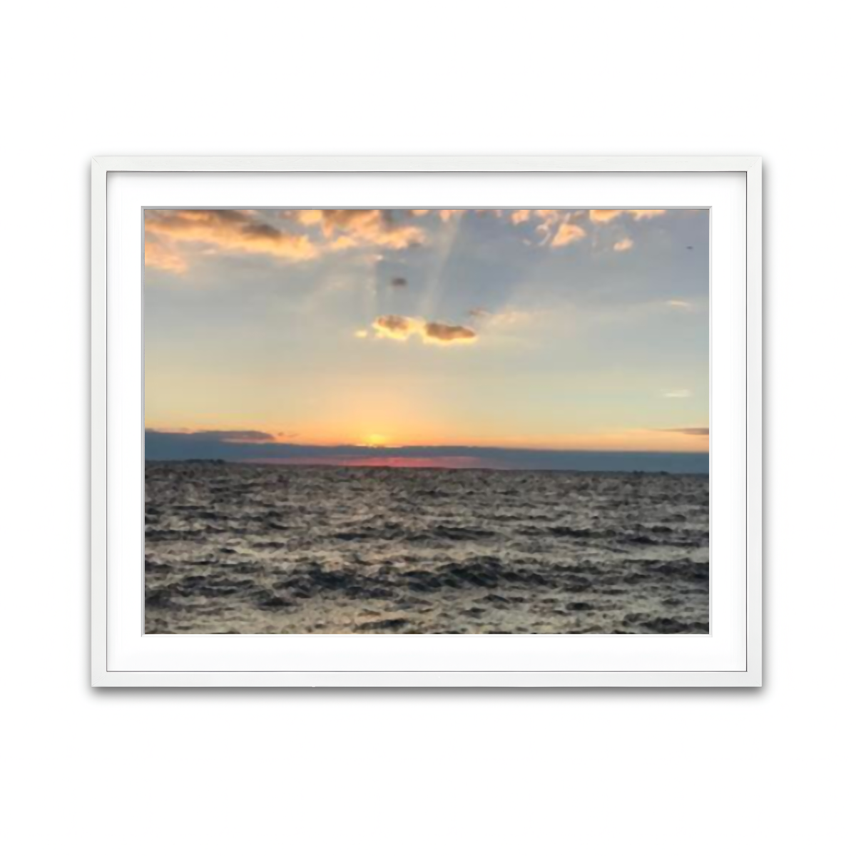 Framed Print 4x3 White