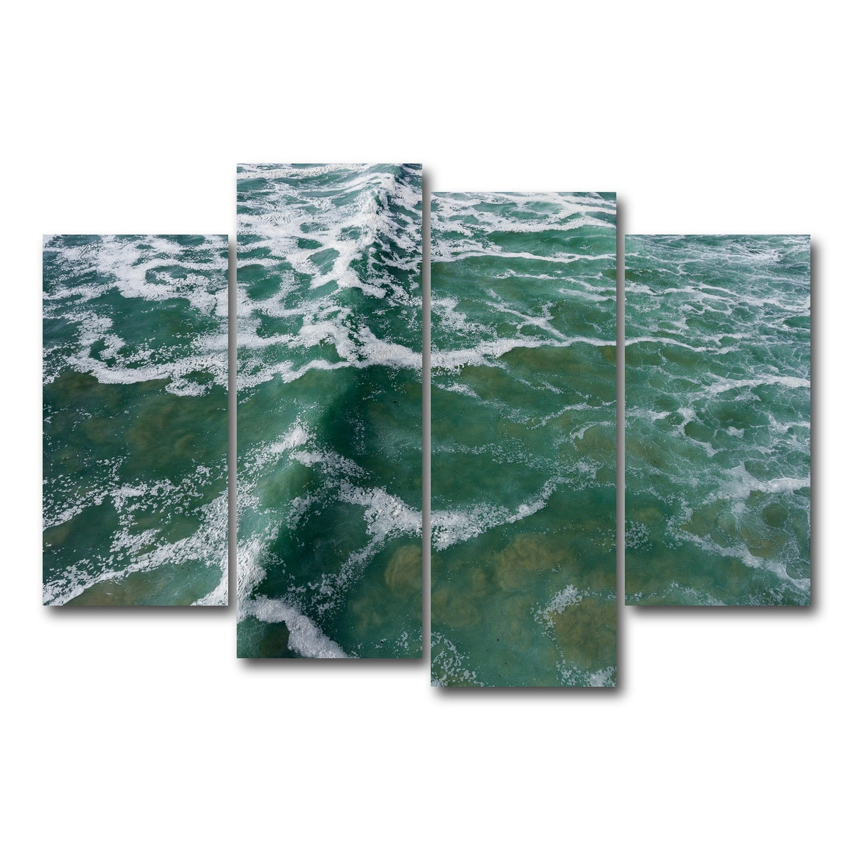 AUTO-MOCKUP WHITE | Ocean Surge | 4 Piece | Gallery Wrap Canvas | group=4_short