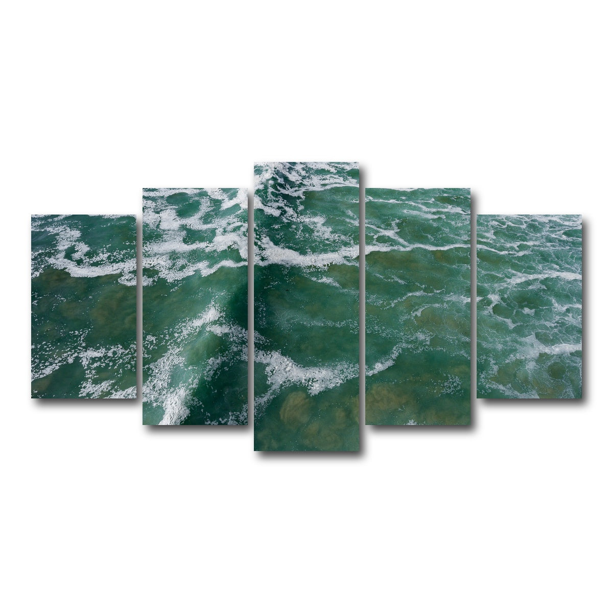 AUTO-MOCKUP WHITE | Ocean Surge | 5 Piece | Gallery Wrap Canvas | group=5_normal