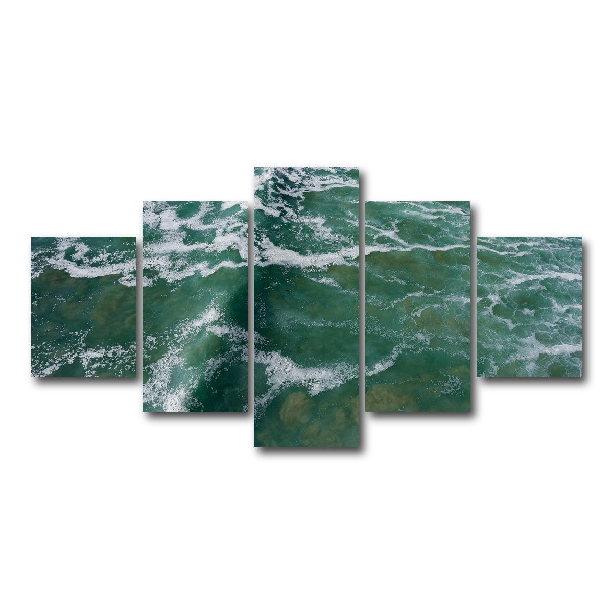 AUTO-MOCKUP WHITE | Ocean Surge | 5 Piece | Gallery Wrap Canvas | group=5_short