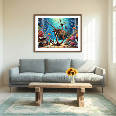 AUTO-MOCKUP ROOM | Ocean Treasures Wall Art
