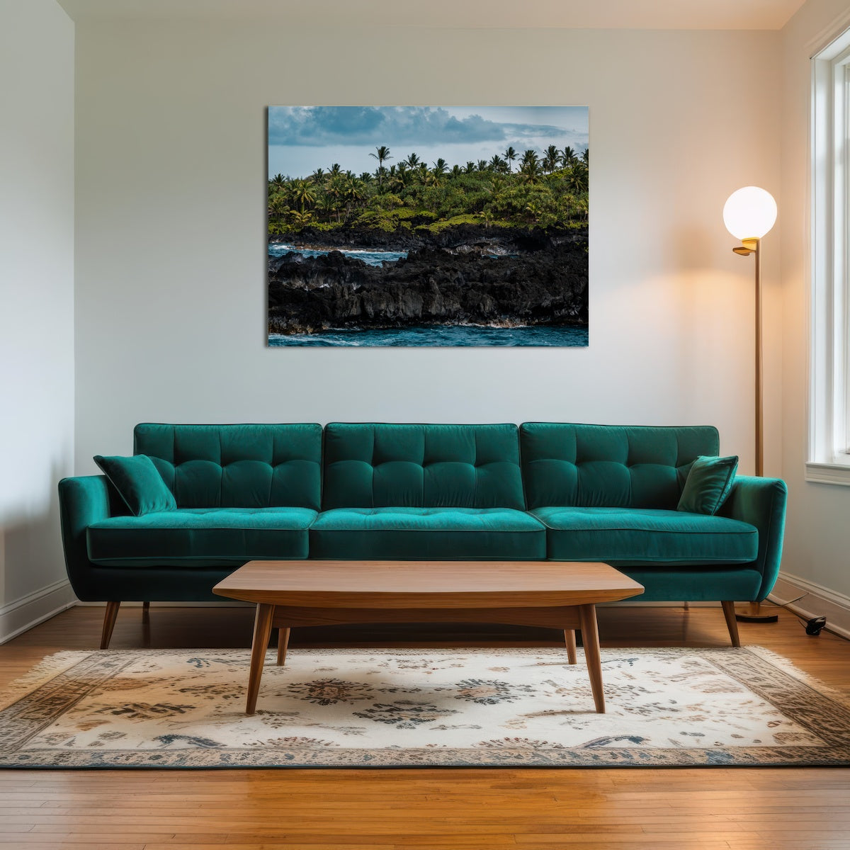 AUTO-MOCKUP ROOM | Ocean and Lava Rock