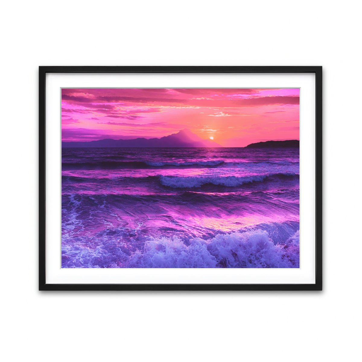 Framed Print 4x3 Black