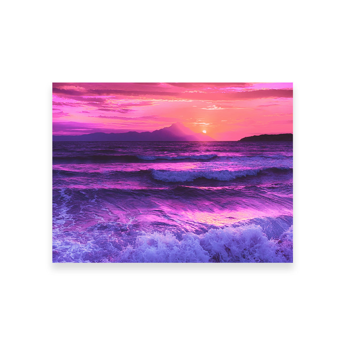 Oceanview at Sunset Wall Art