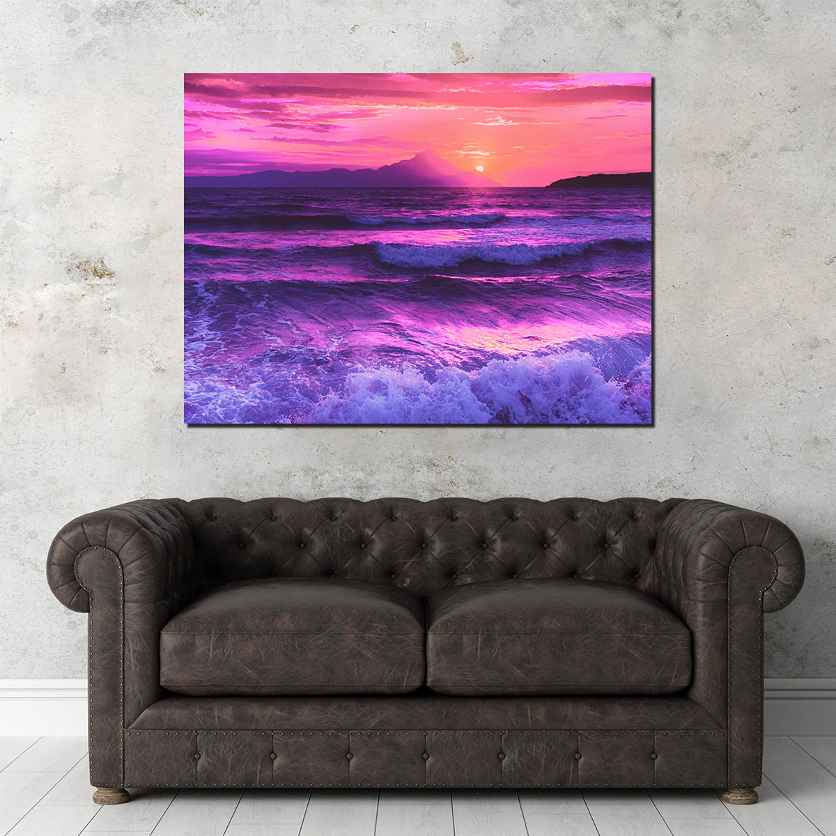 Oceanview at Sunset Wall Art