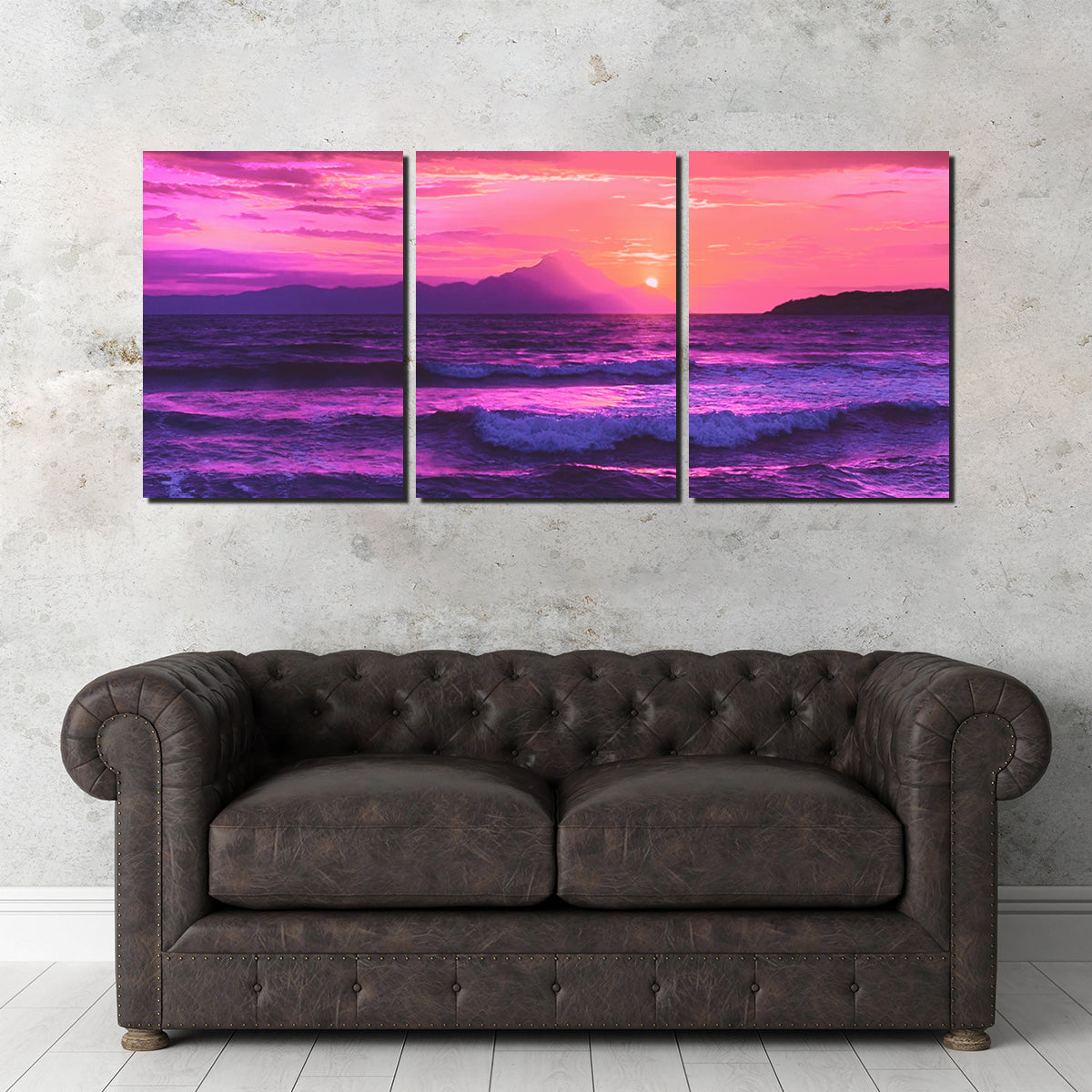 Oceanview at Sunset Wall Art
