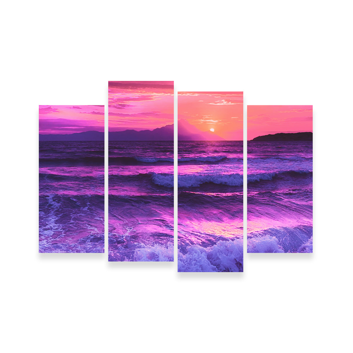 Oceanview at Sunset Wall Art