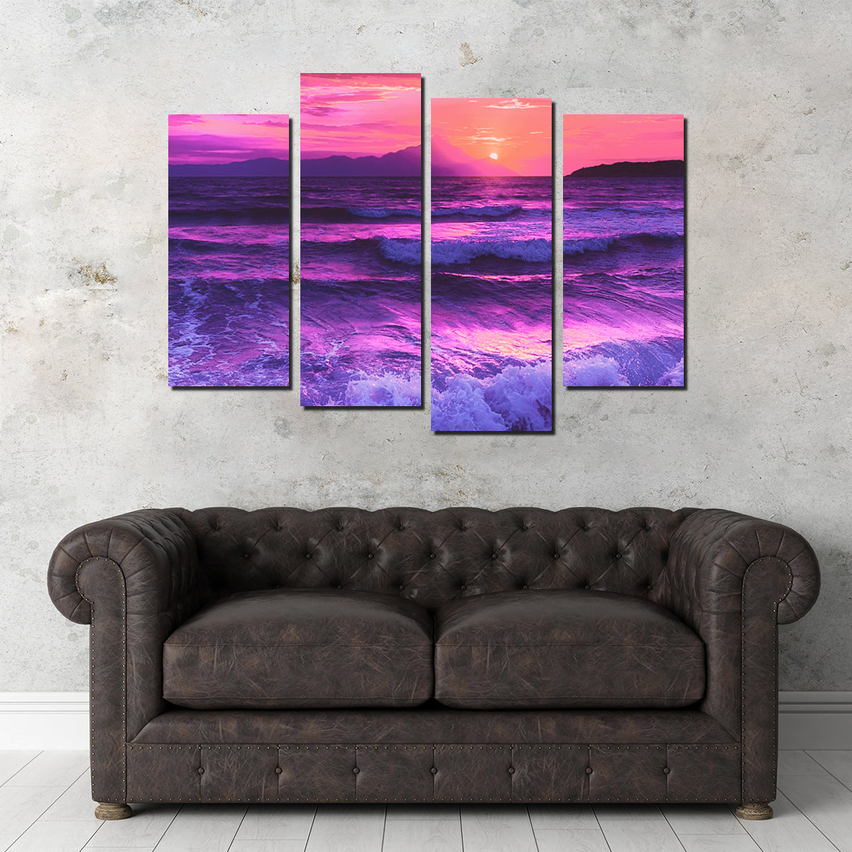 Oceanview at Sunset Wall Art