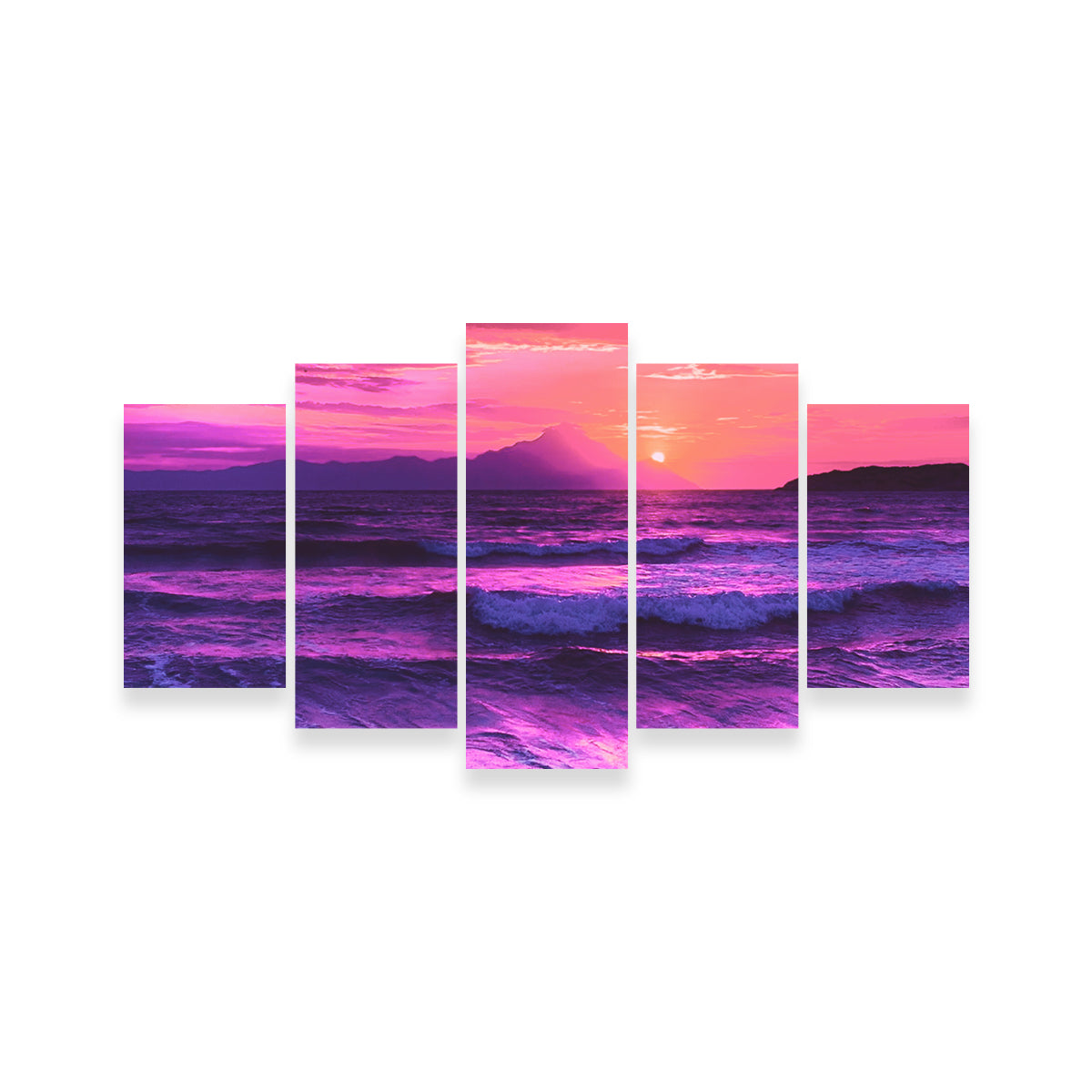 Oceanview at Sunset Wall Art