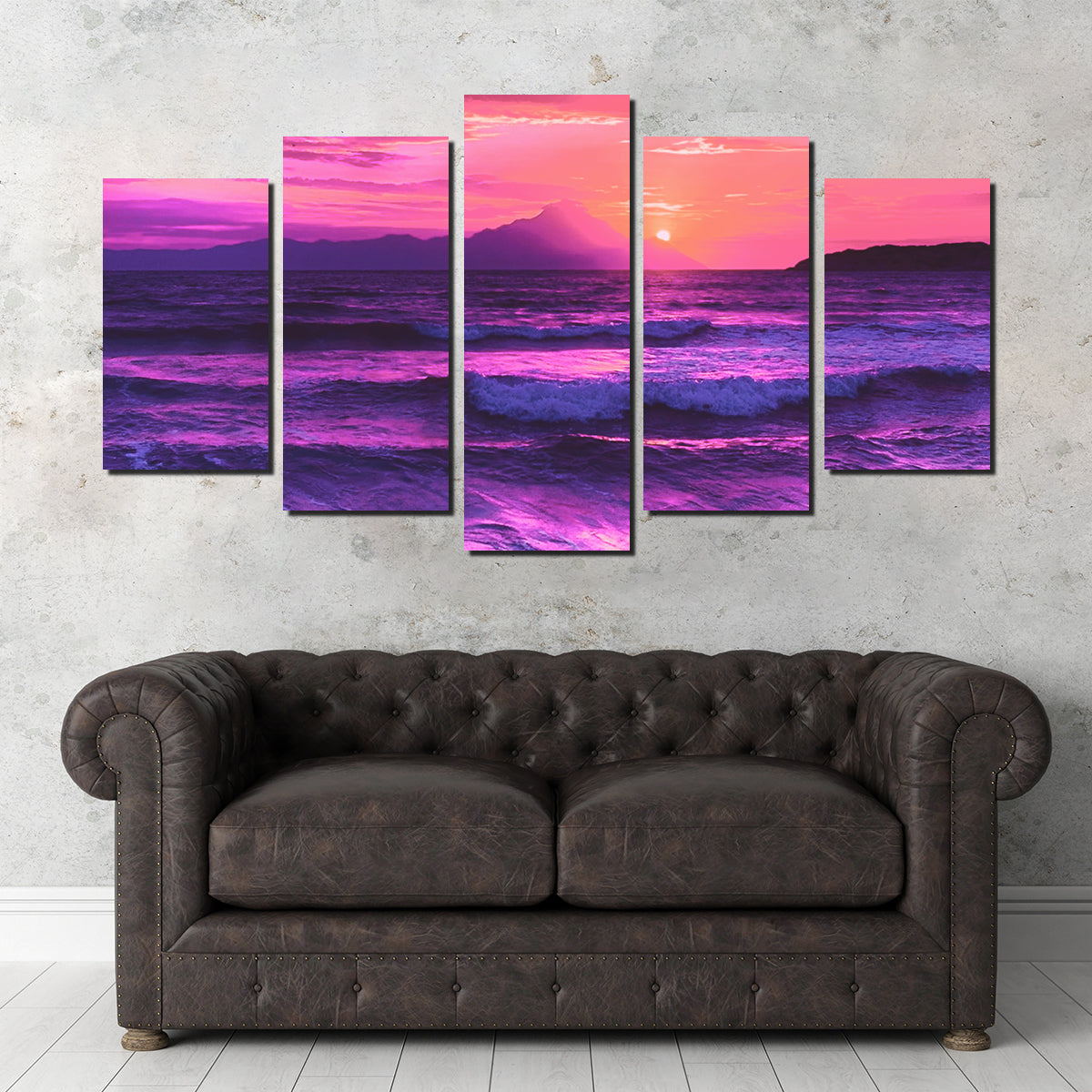 Oceanview at Sunset Wall Art