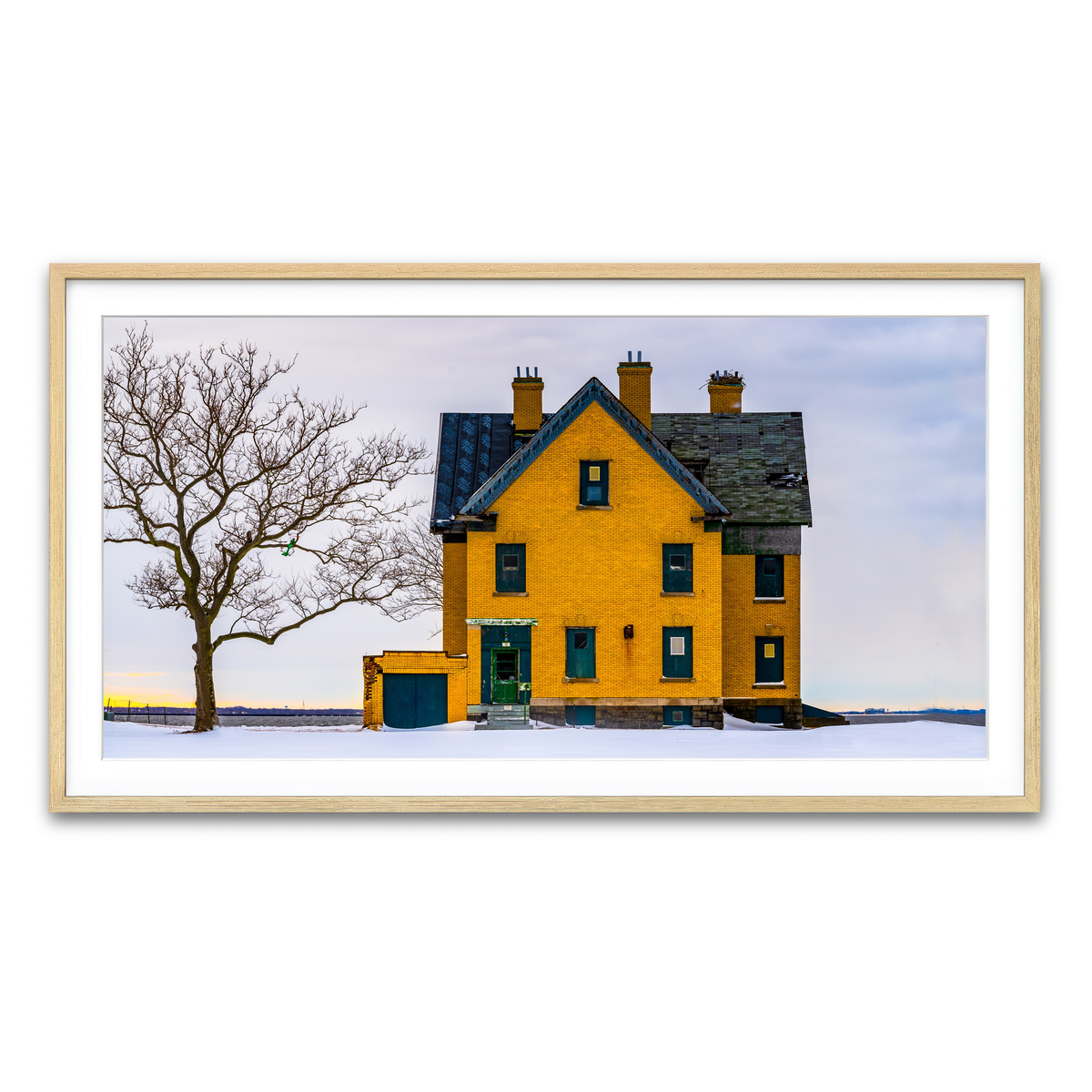 Framed Print 2x1 Natural