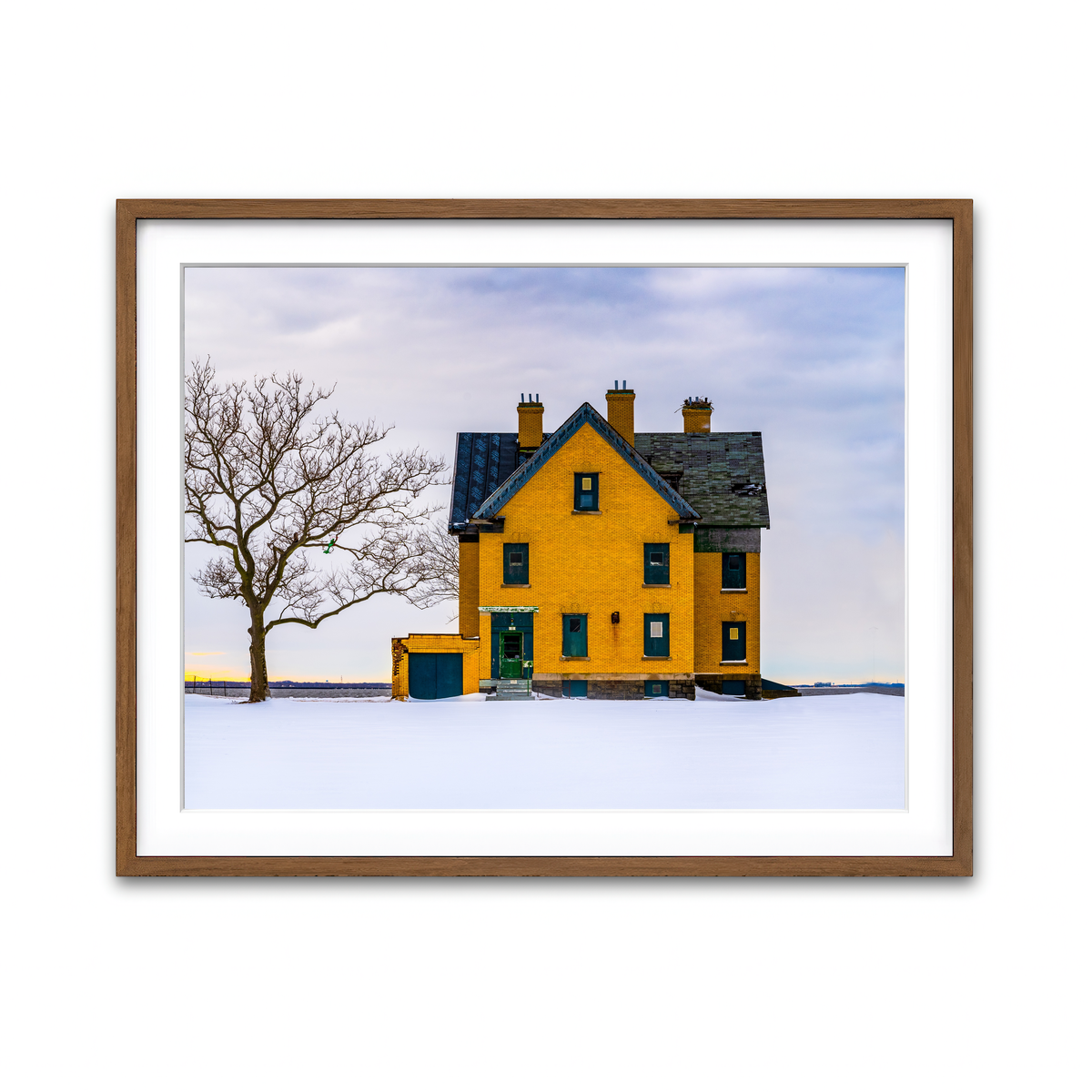 Framed Print 4x3 Walnut