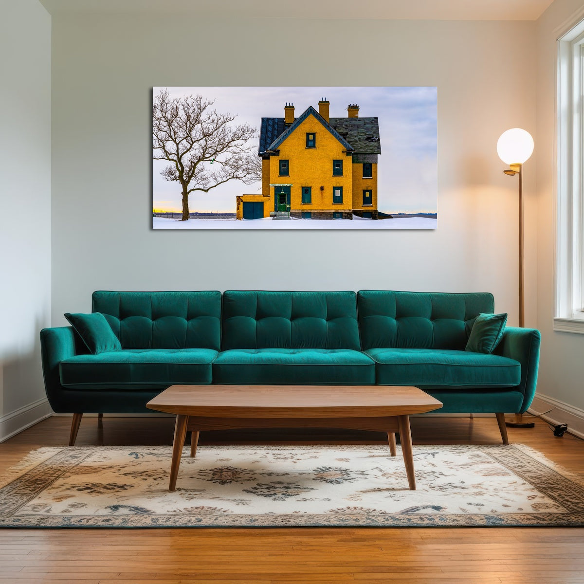 AUTO-MOCKUP ROOM | Officer's Row Yellow House