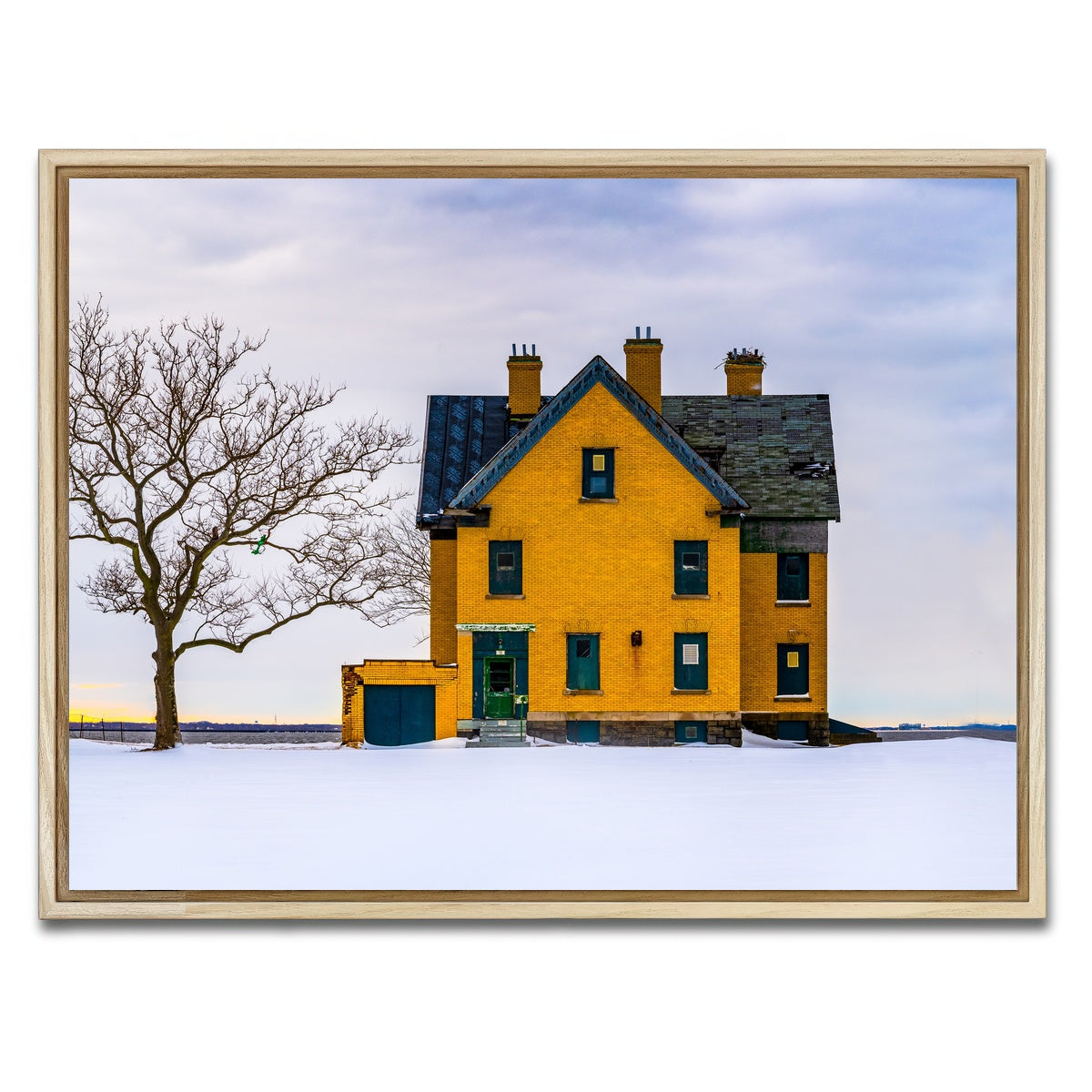AUTO-MOCKUP WHITE | Officer's Row Yellow House | 1 Piece | Natural Framed Canvas | group=4x3