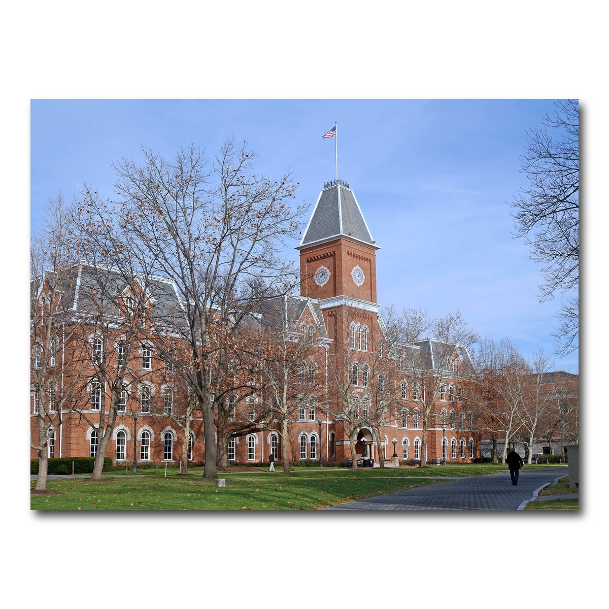 AUTO-MOCKUP WHITE | Ohio State University Hall | 1 Piece | Gallery Wrap Canvas | group=4x3