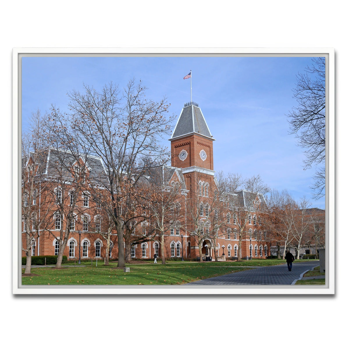 AUTO-MOCKUP WHITE | Ohio State University Hall | 1 Piece | White Framed Canvas | group=4x3