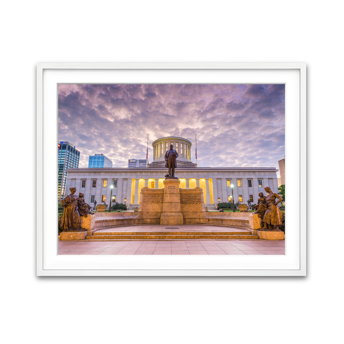 Framed Print 4x3 White