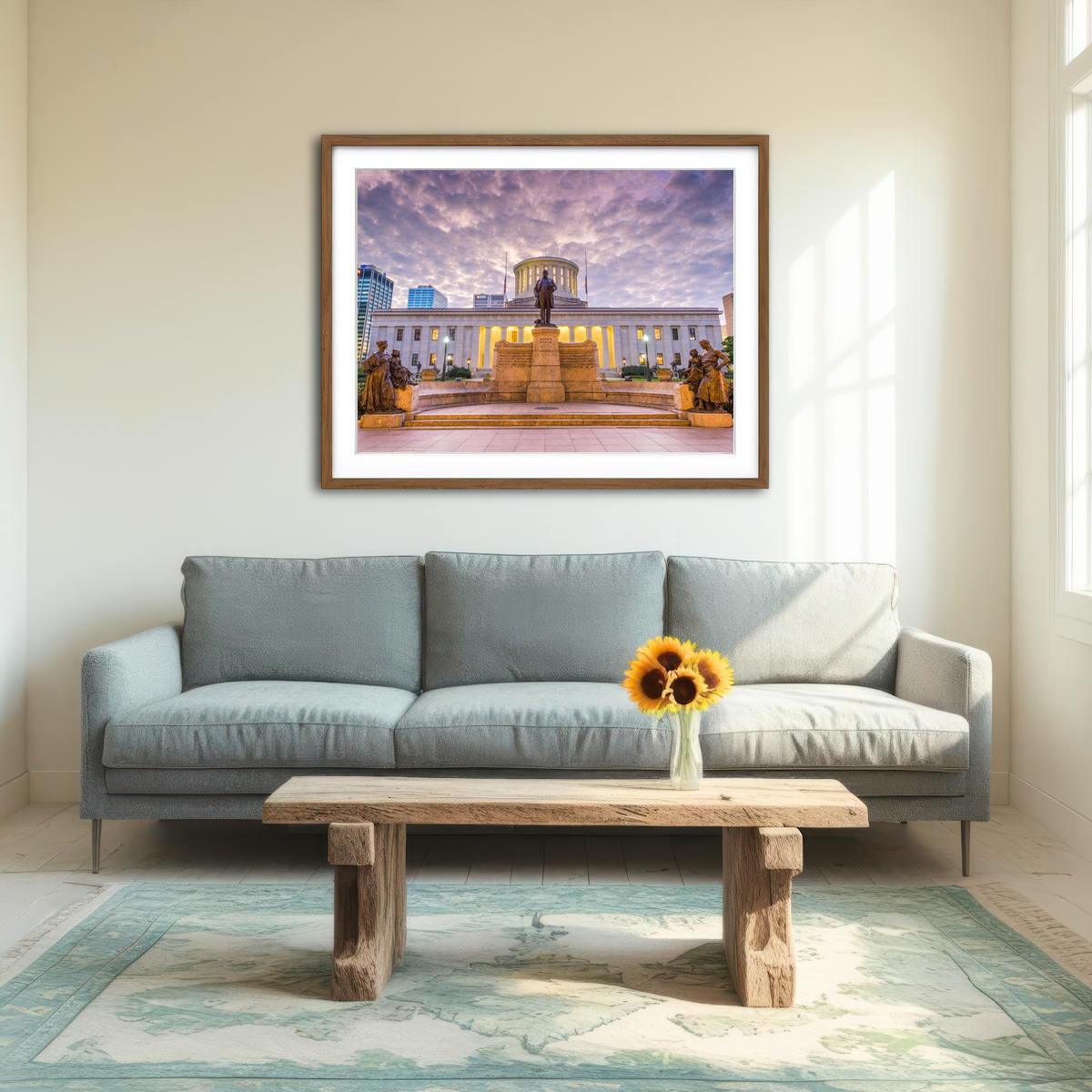 AUTO-MOCKUP ROOM | Ohio Statehouse Wall Art