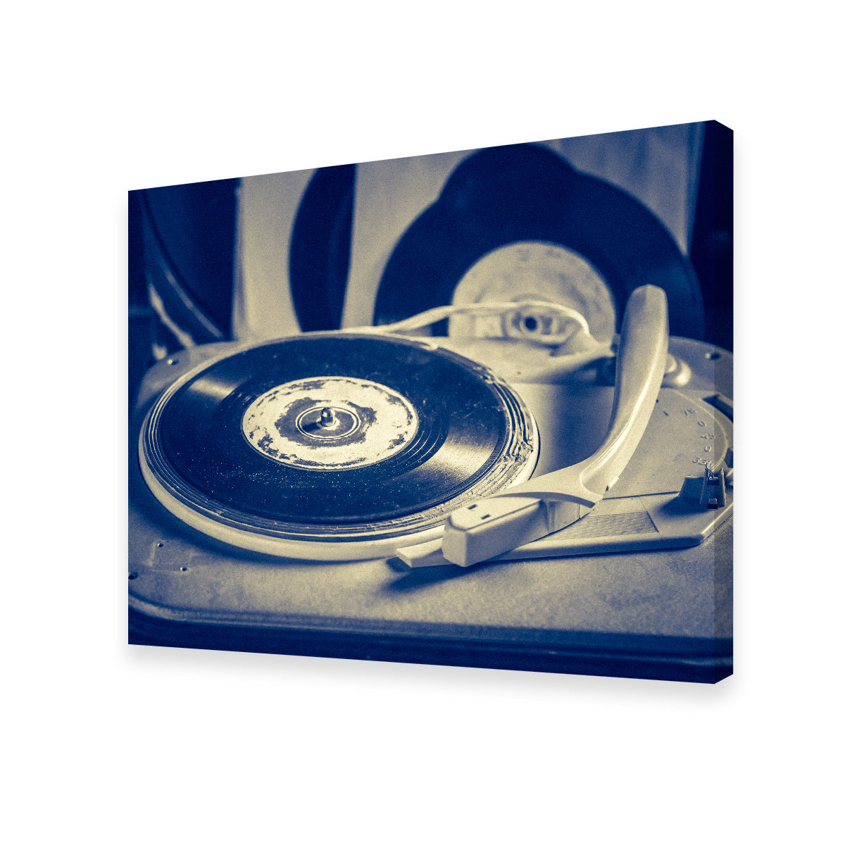 Old Record Player Wall Art