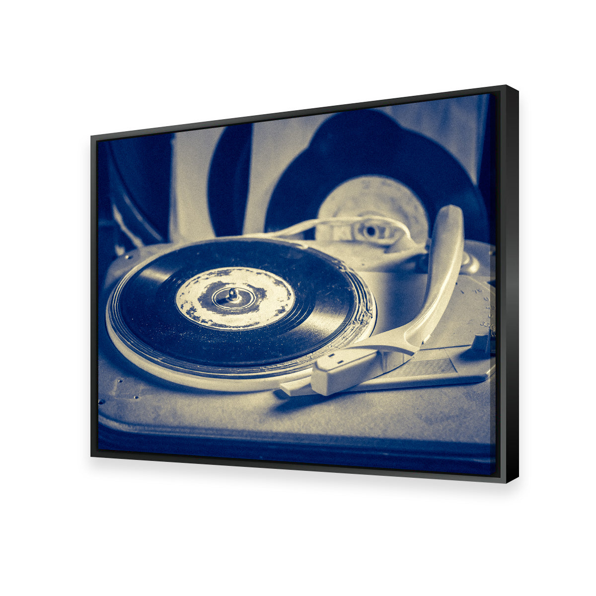 Old Record Player Wall Art