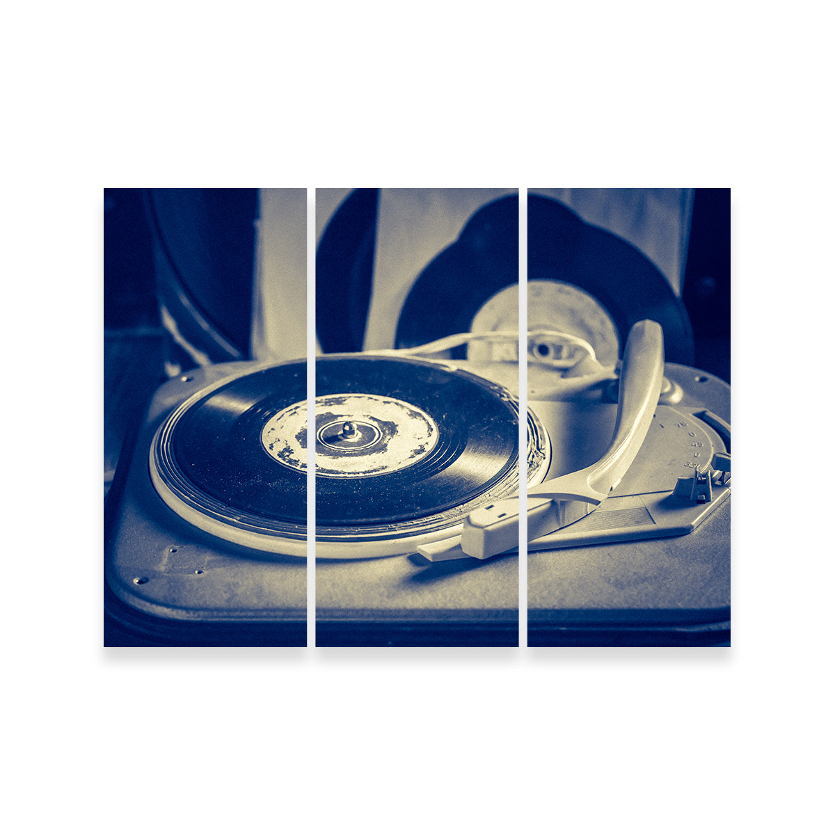 Old Record Player Wall Art