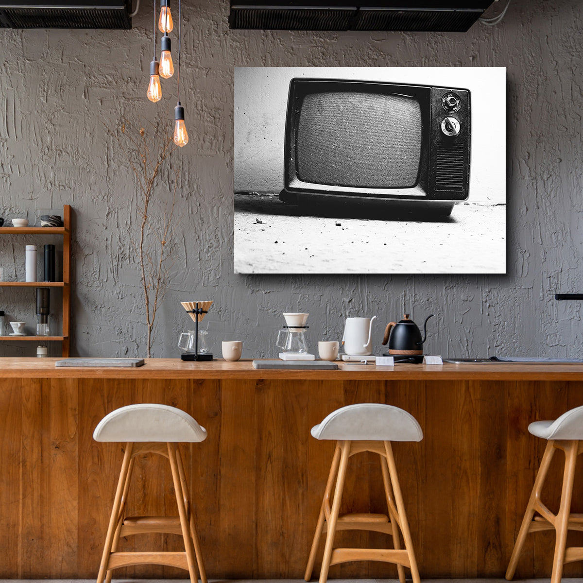 Old TV Wall Art