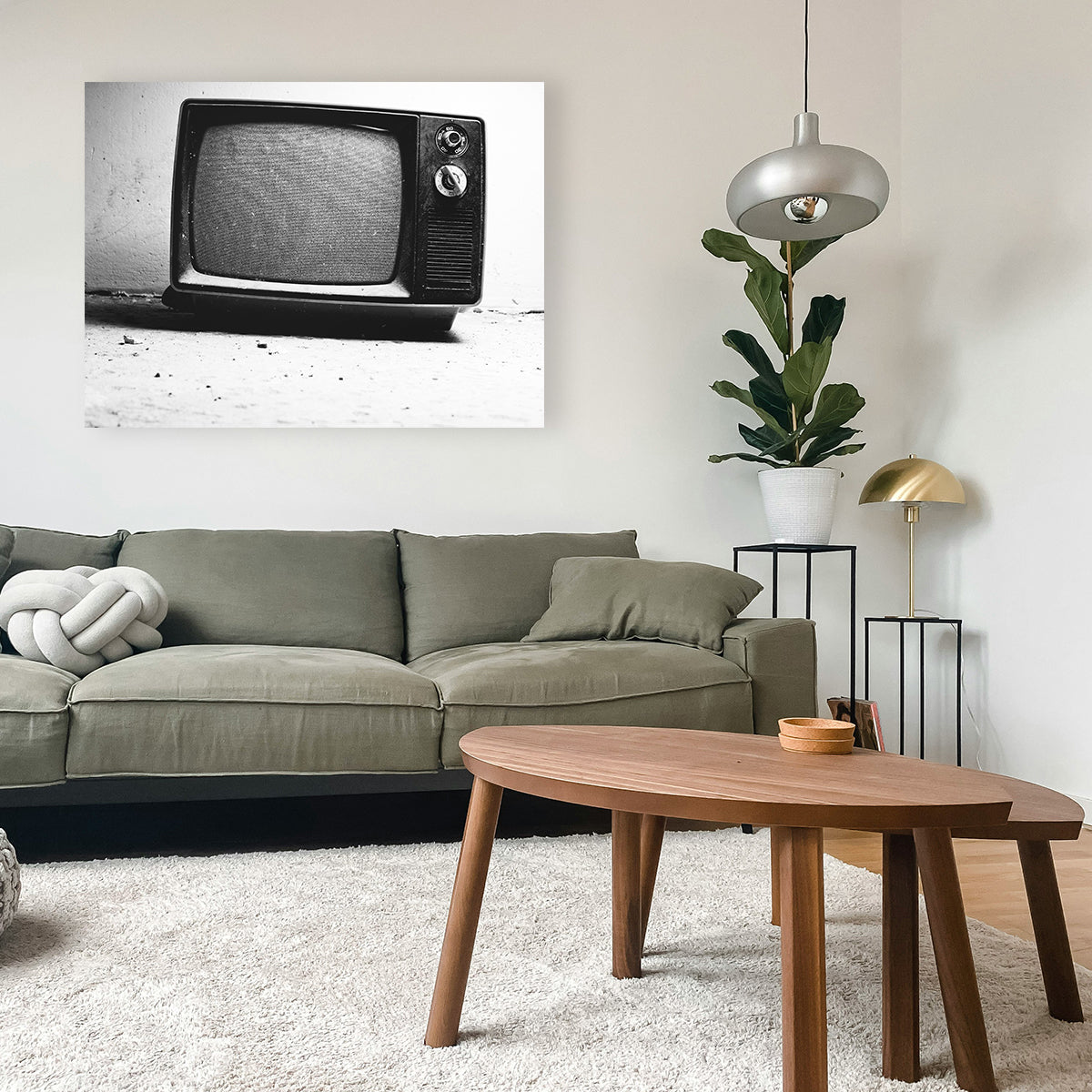 Old TV Wall Art