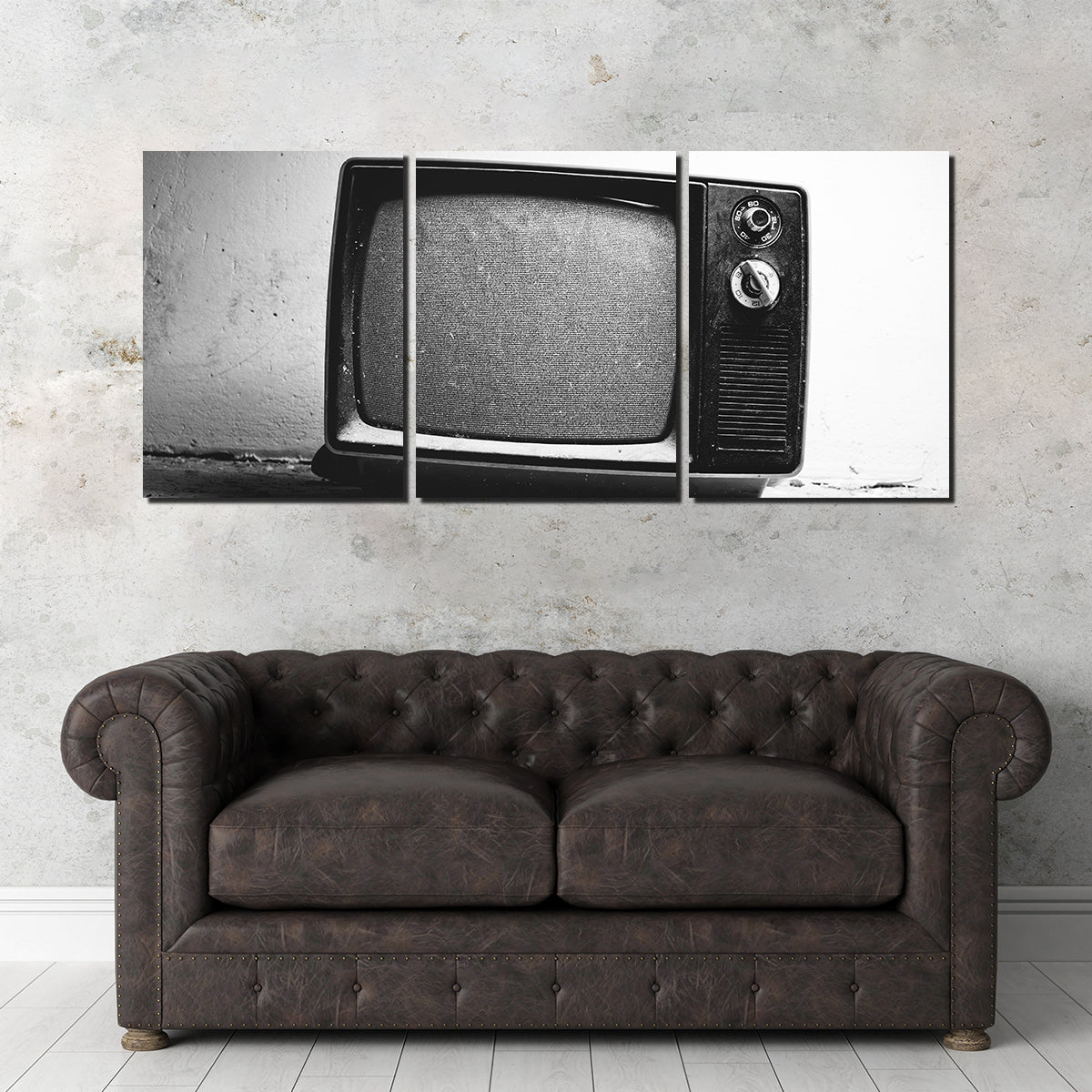 Old TV Wall Art