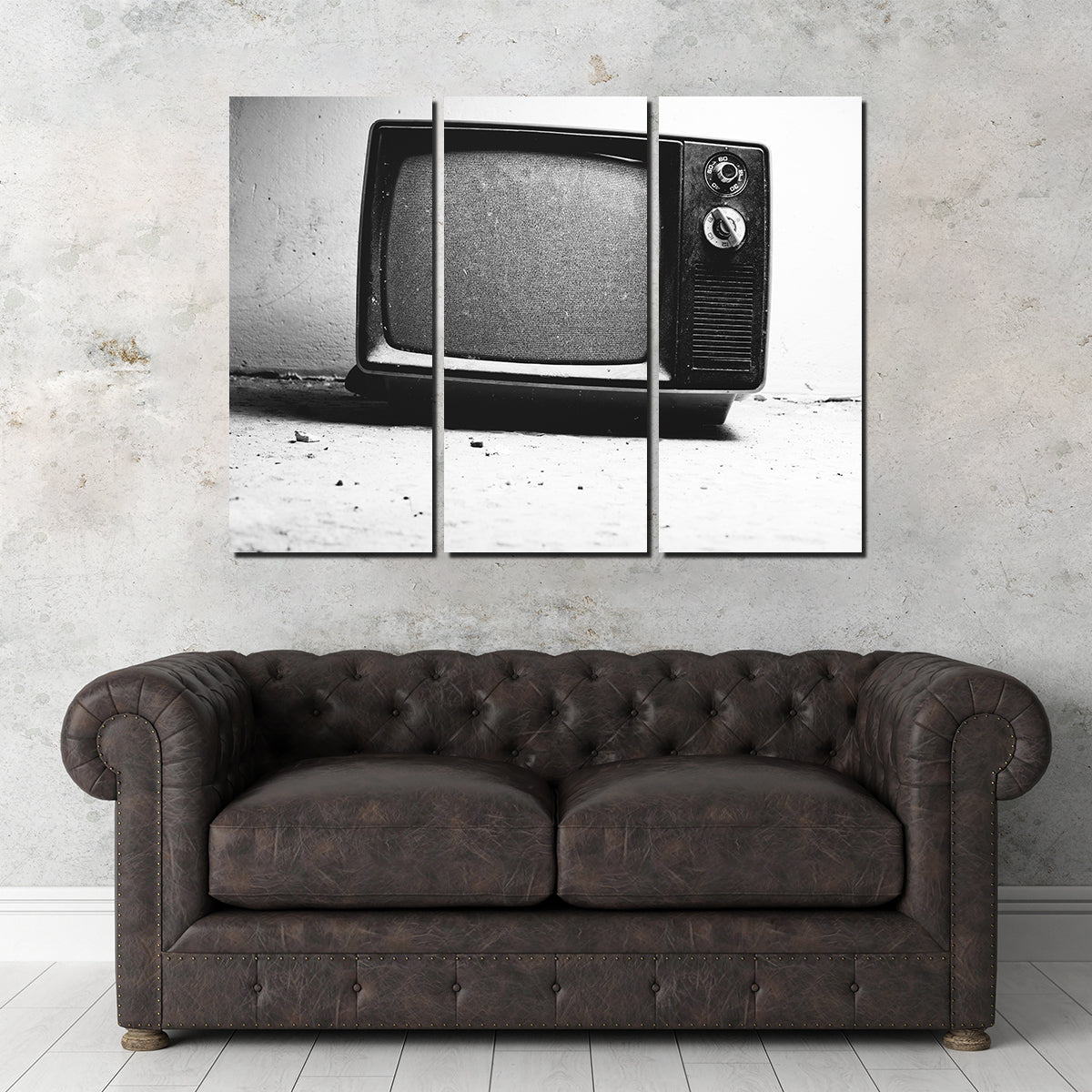 Old TV Wall Art