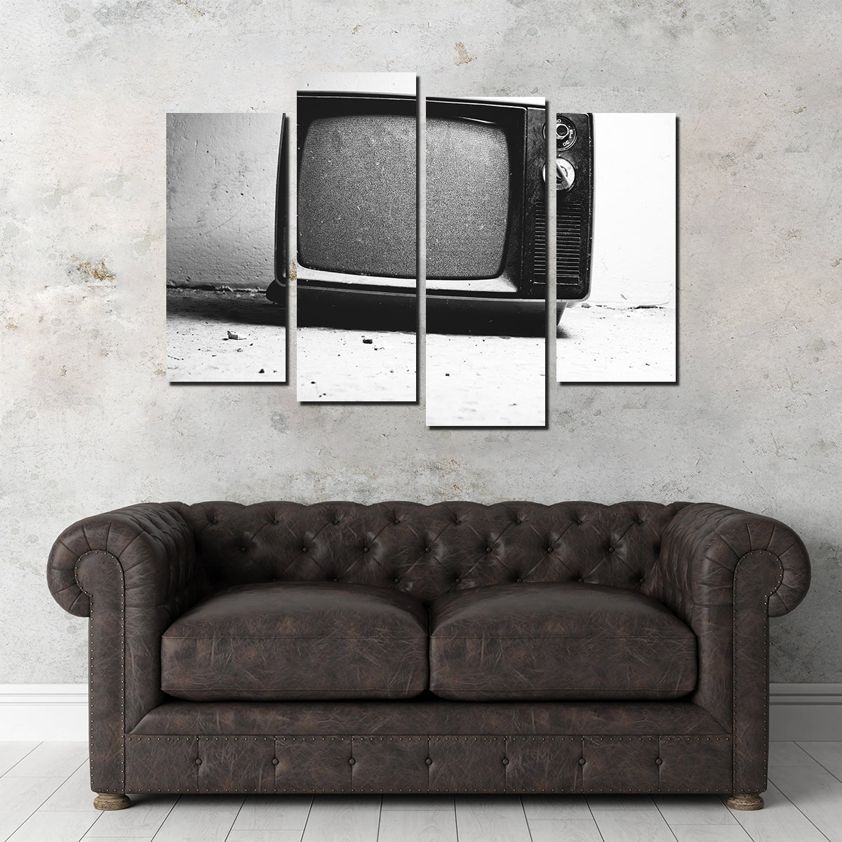 Old TV Wall Art