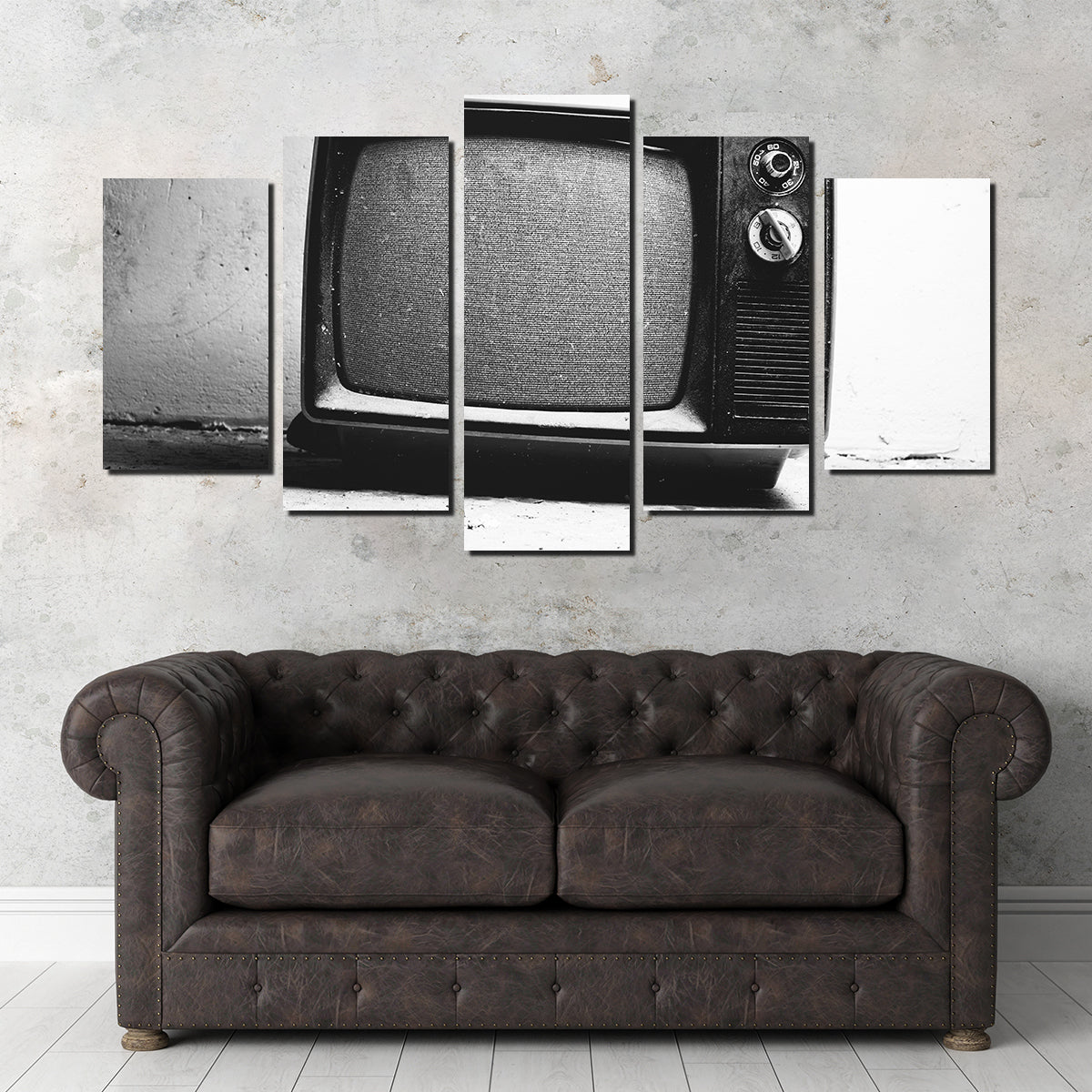 Old TV Wall Art
