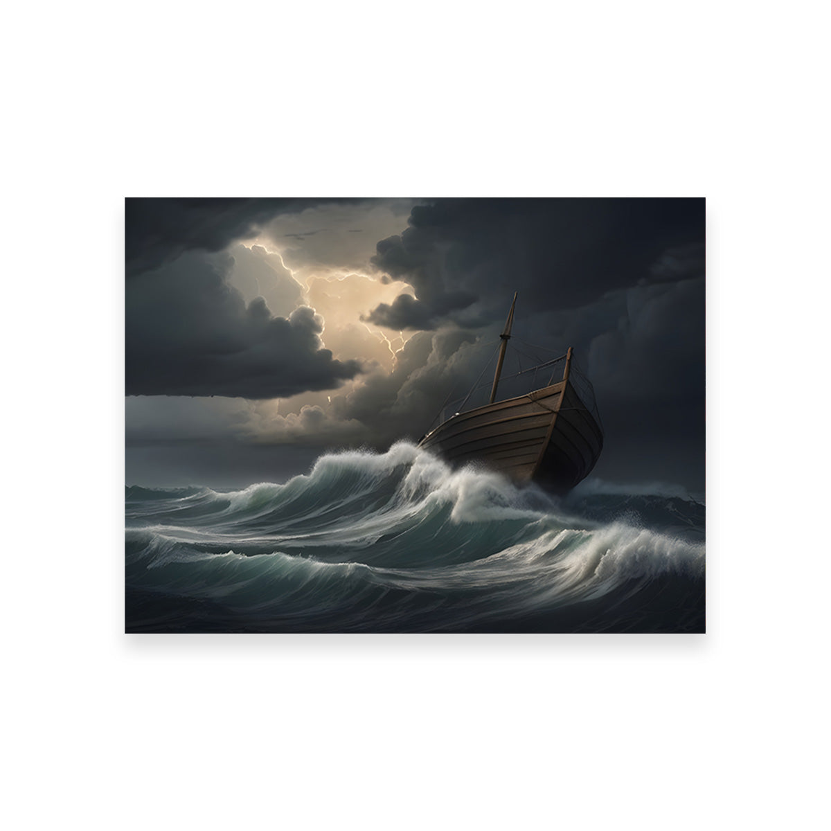 Old Wooden Ship Wall Art