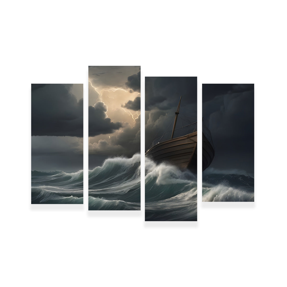 Old Wooden Ship Wall Art