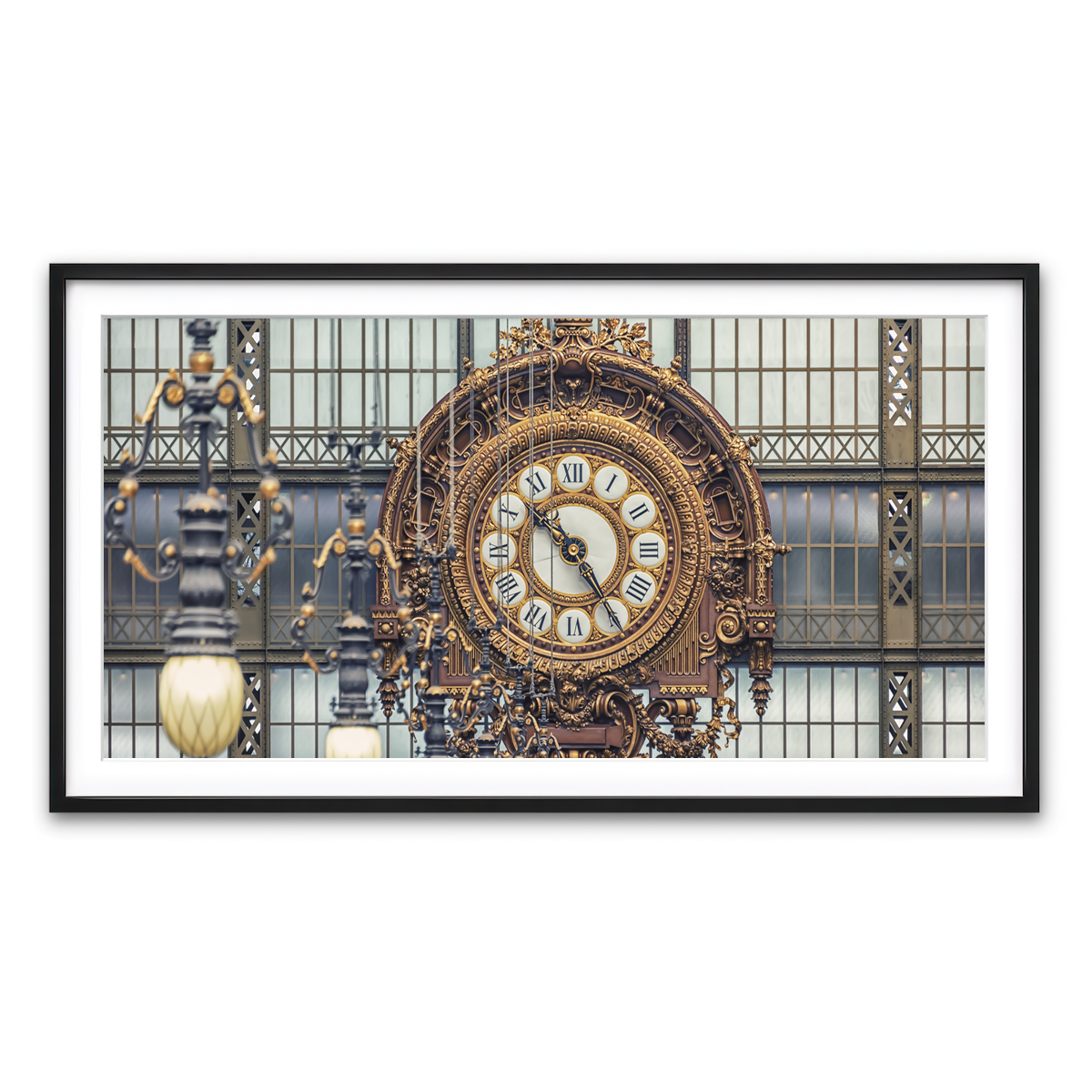 Framed Print 2x1 Black