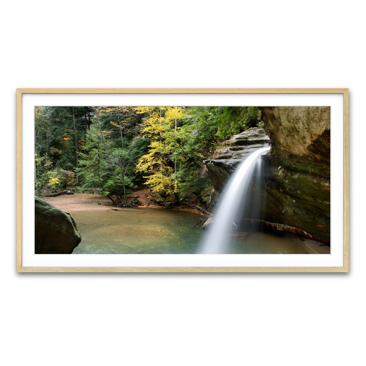 Framed Print 2x1 Natural