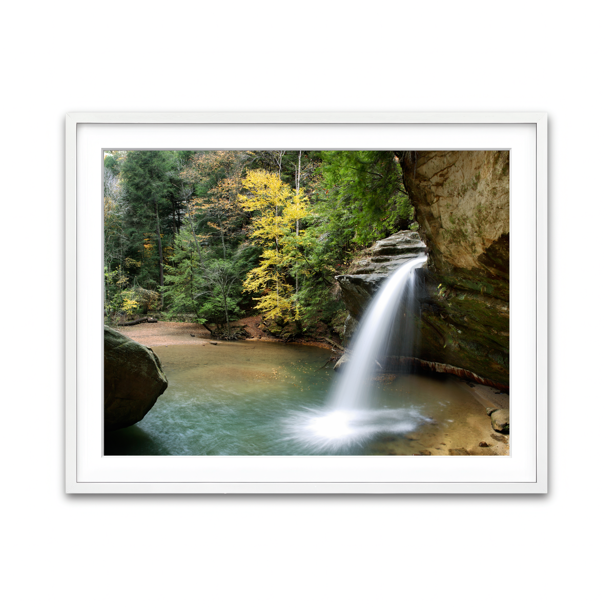 Framed Print 4x3 White