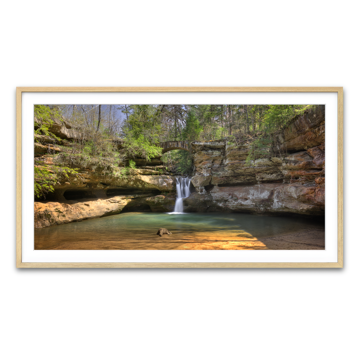 Framed Print 2x1 Natural