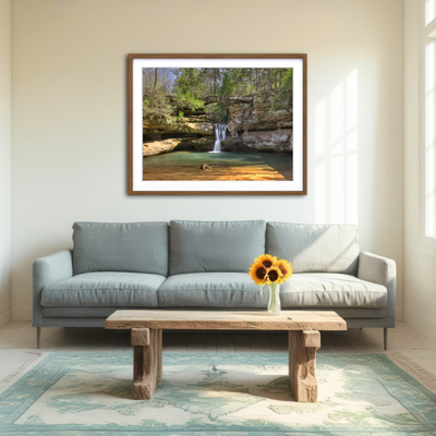 AUTO-MOCKUP ROOM | Old Man's Cave Upper Falls Wall Art