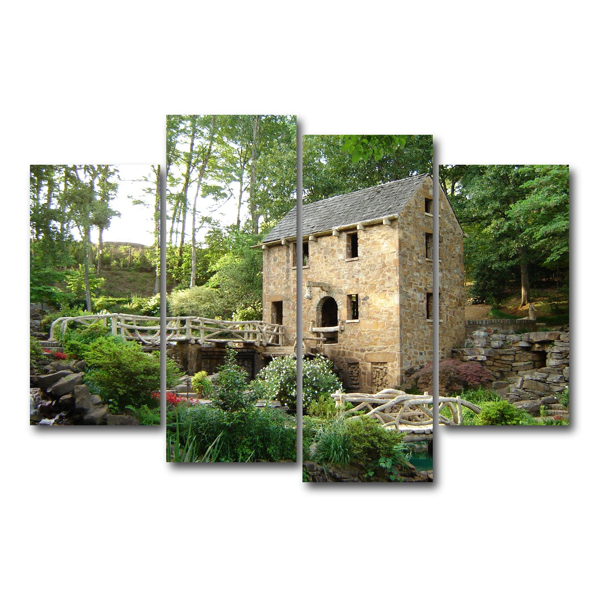 AUTO-MOCKUP WHITE | Old Mill Canvas | 4 Piece | Gallery Wrap Canvas | group=4_short