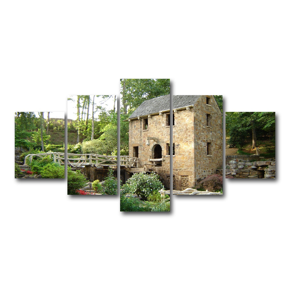 AUTO-MOCKUP WHITE | Old Mill Canvas | 5 Piece | Gallery Wrap Canvas | group=5_short