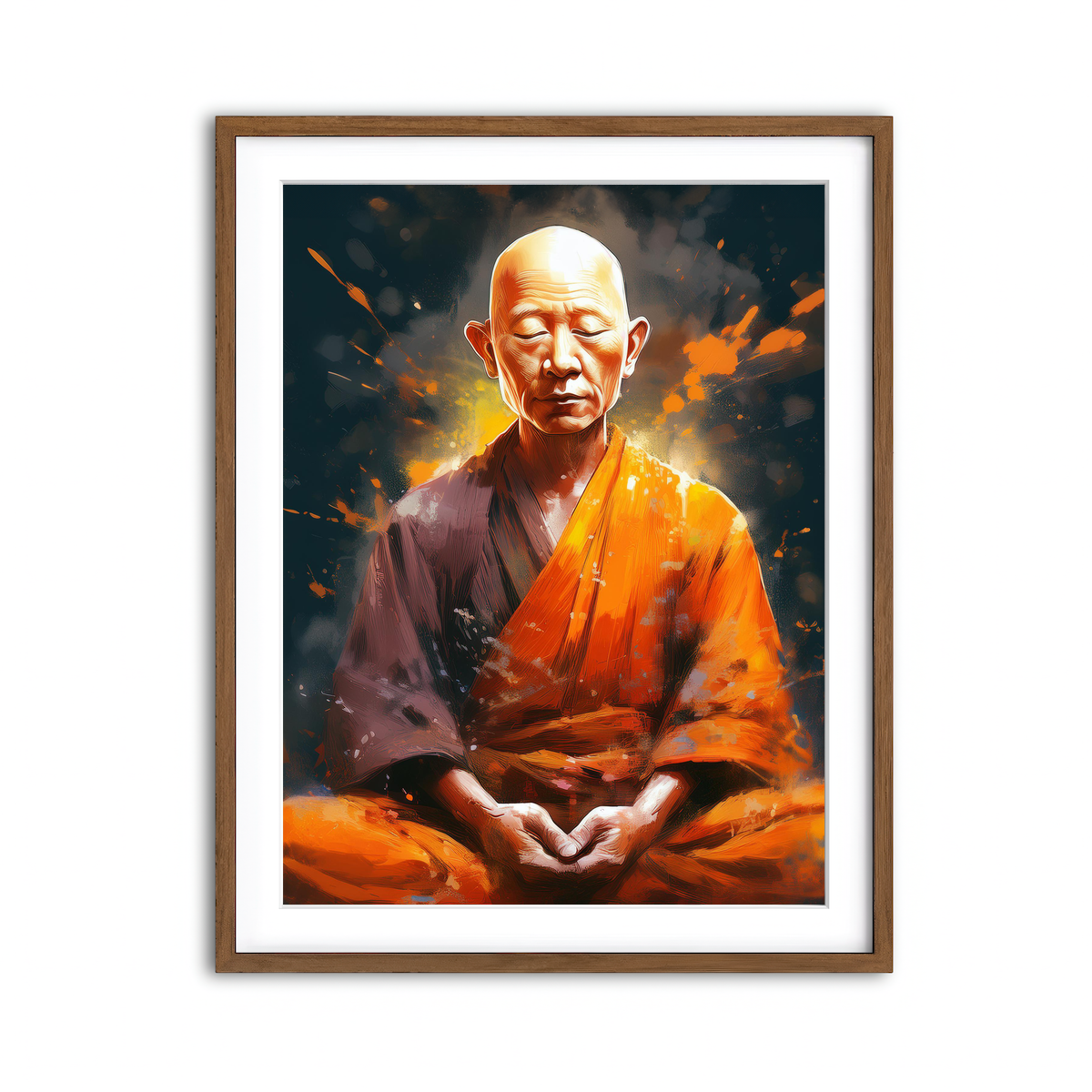 Framed Print 3x4 Walnut