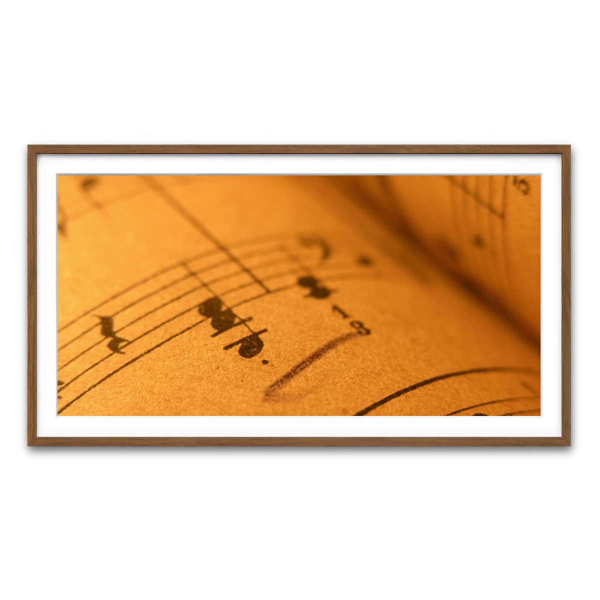 Framed Print 2x1 Walnut