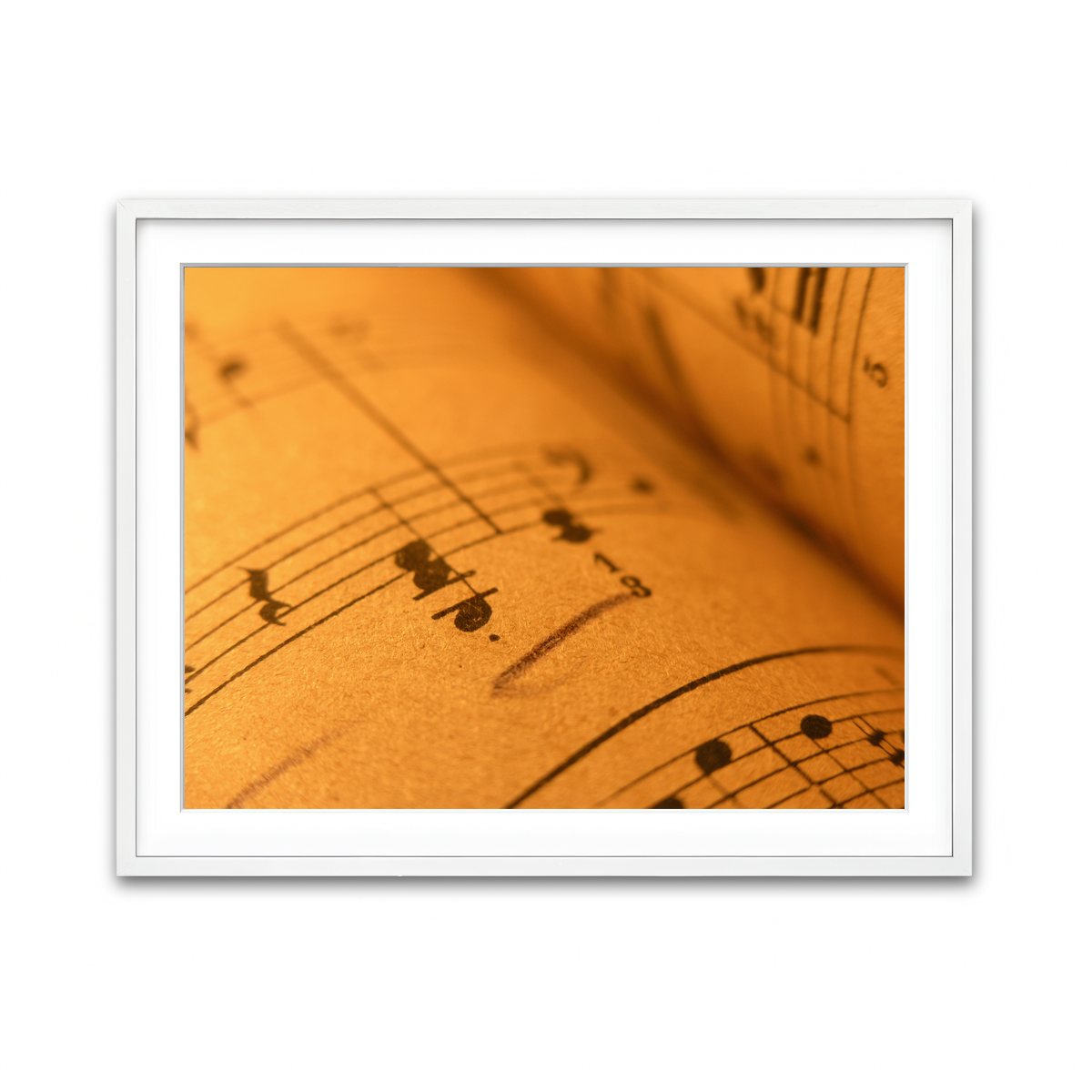 Framed Print 4x3 White