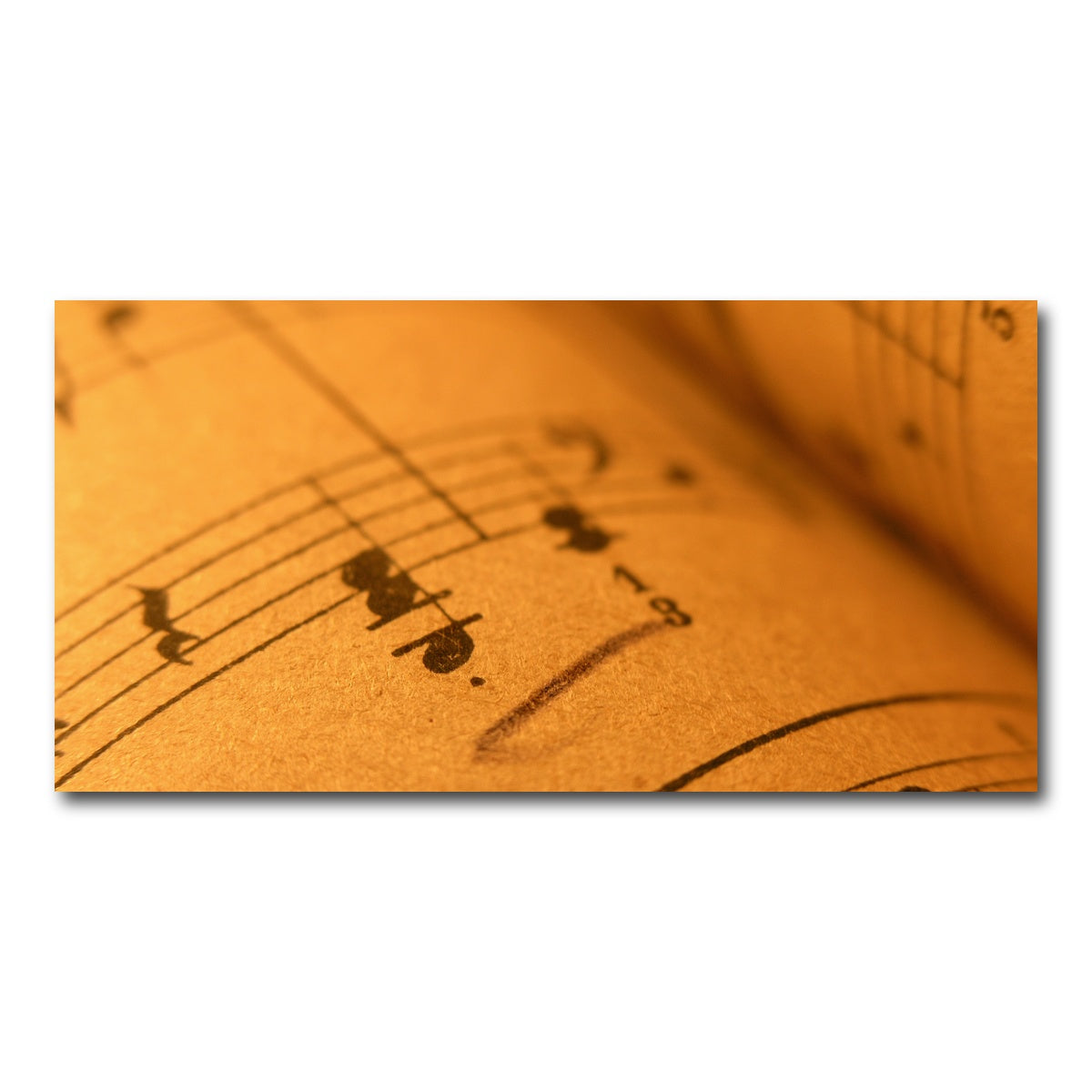 AUTO-MOCKUP WHITE | Old Sheet Music | 1 Piece | Gallery Wrap Canvas | group=2x1